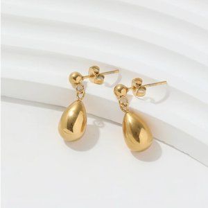 18k Gold Plated Dangle Earrings